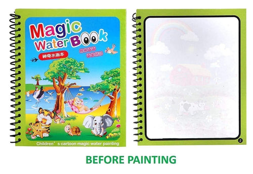 Reusable Magic Water Painting Book with Quick-Dry Pages